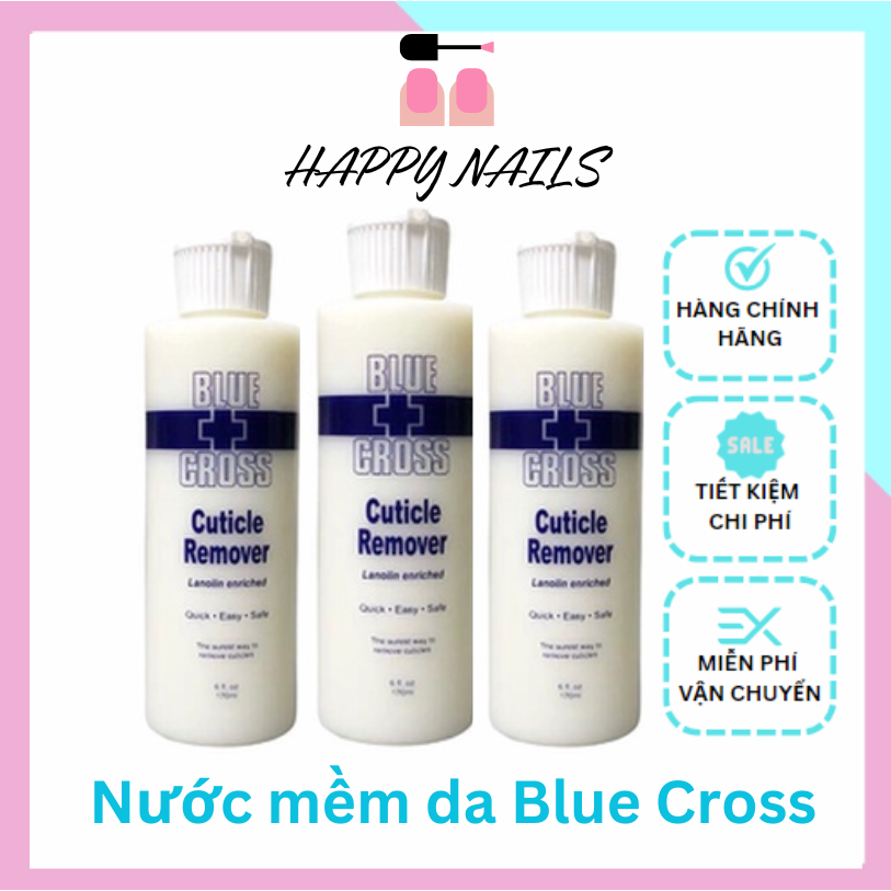 Kem Làm Mềm Da Nail Blue Cross Mỹ Không Cần Ngâm Nước Tiết Kiệm Thời Gian - MỀM DA MỸ, Dung dịch làm mềm da nhanh không cần ngâm nước BLUE CROSS hàng chính hãng chất lượng mềm da nhanh chống