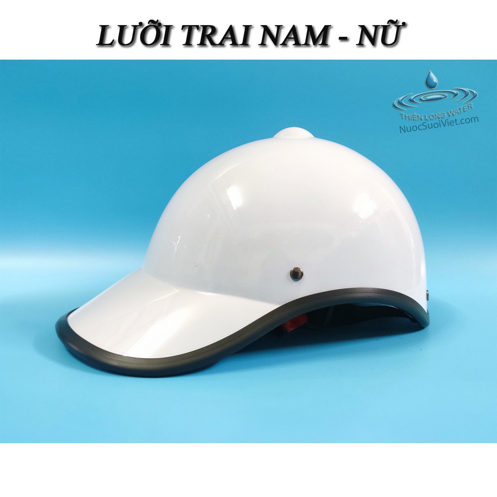 Nón Bảo Hiểm Thời Trang Dạng Kết - Mũ Bảo Hiểm Sơn Bóng Nhiều Màu (Kết Núm) Không Khoét Lỗ