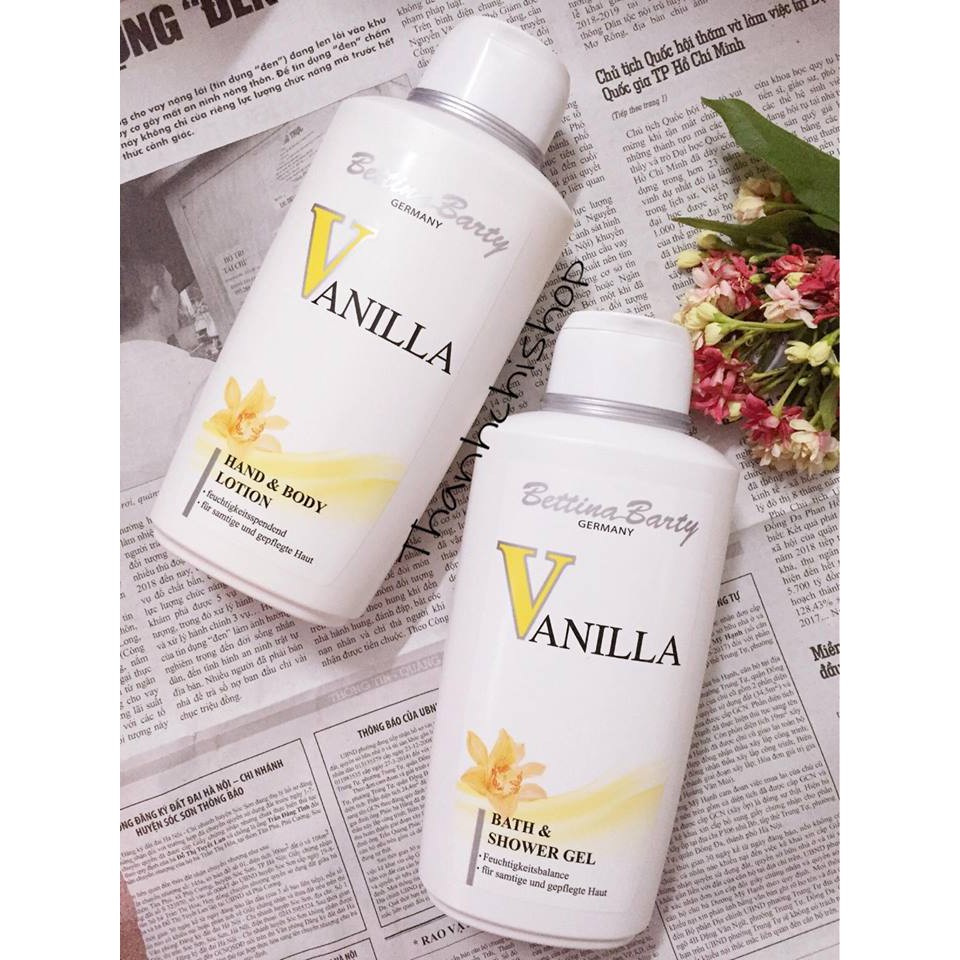 Sữa tắm/ dưỡng thể Vanilla