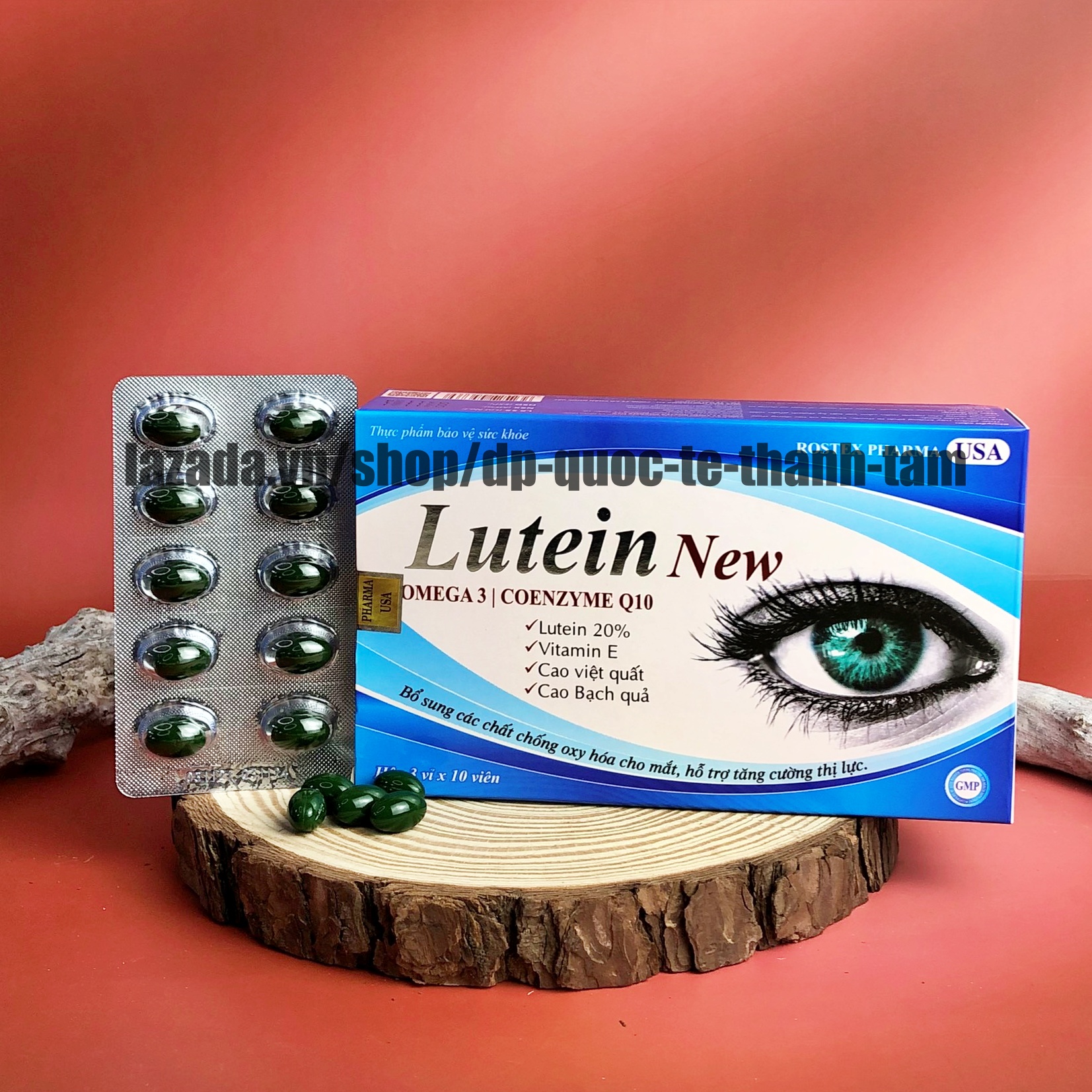 Viên uống bổ mắt Lutein New bổ sung omega 3 giúp mắt sáng, khoẻ