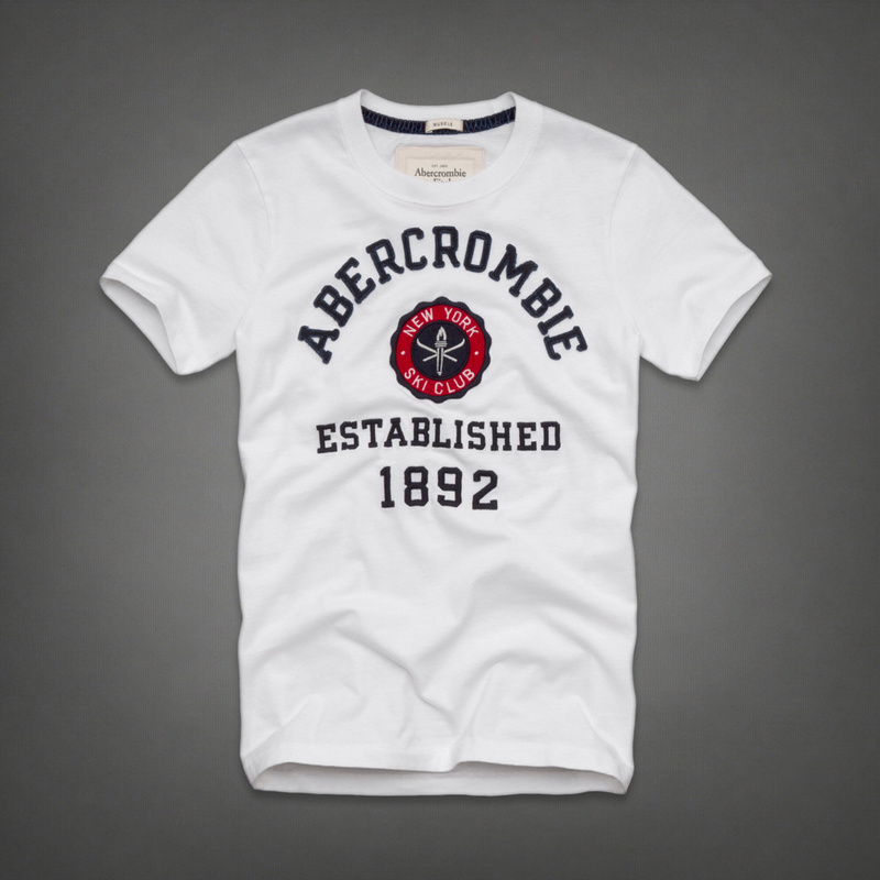 Áo thun Abercrombie white N