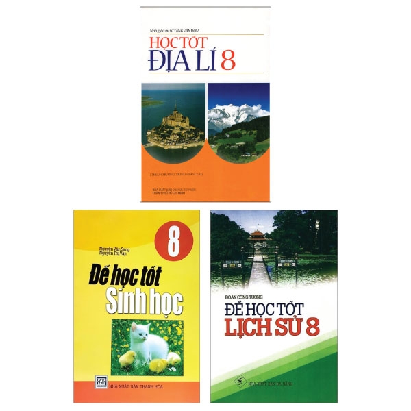 Fahasa - Combo Sách Hay Để Học Tốt Lịch Sử 8 + Để Học Tốt Sinh Học 8 + Học Tốt Địa Lí 8 (Bộ 3 Cuốn)
