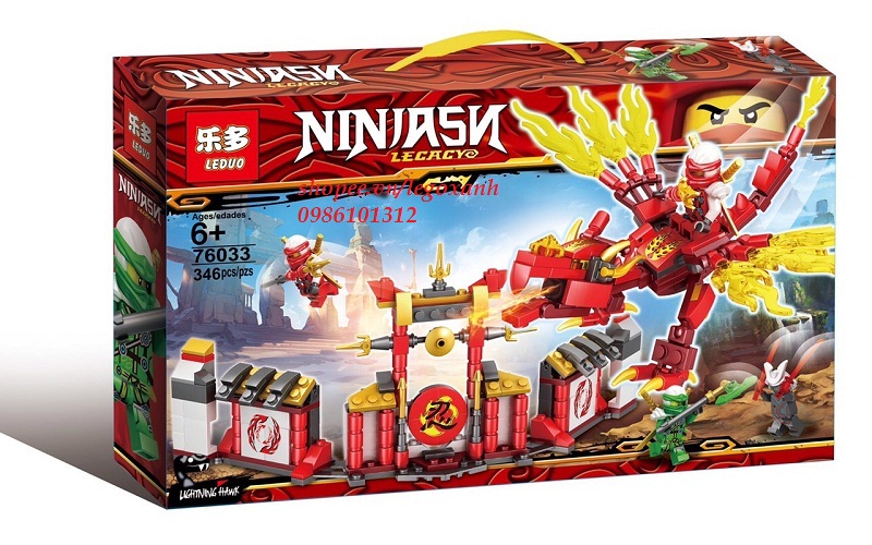 Lego Ninjago-Lego sáng tạo thông minh -Bộ Lắp ráp xếp hình Lego Ninja No.76033 có 346 chi tiết-Đồ chơi trẻ em-Legoxanh