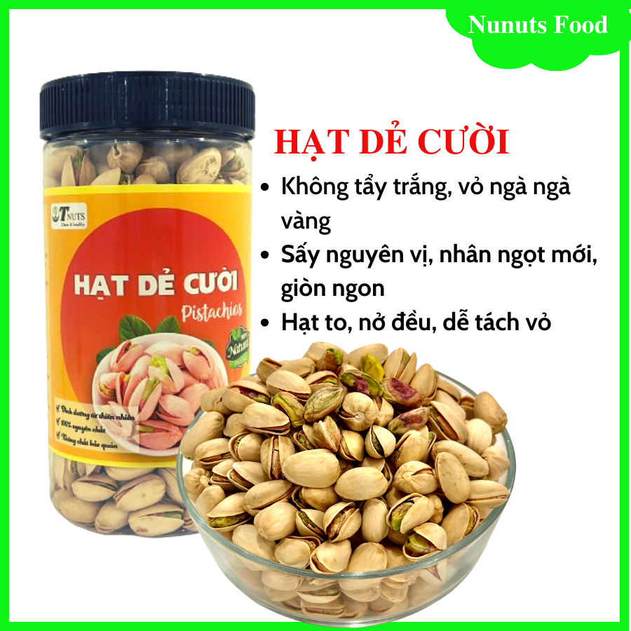 Hạt dẻ cười nâu Mỹ hạt già nở đều dễ tách, size đại shop Thúy Anh