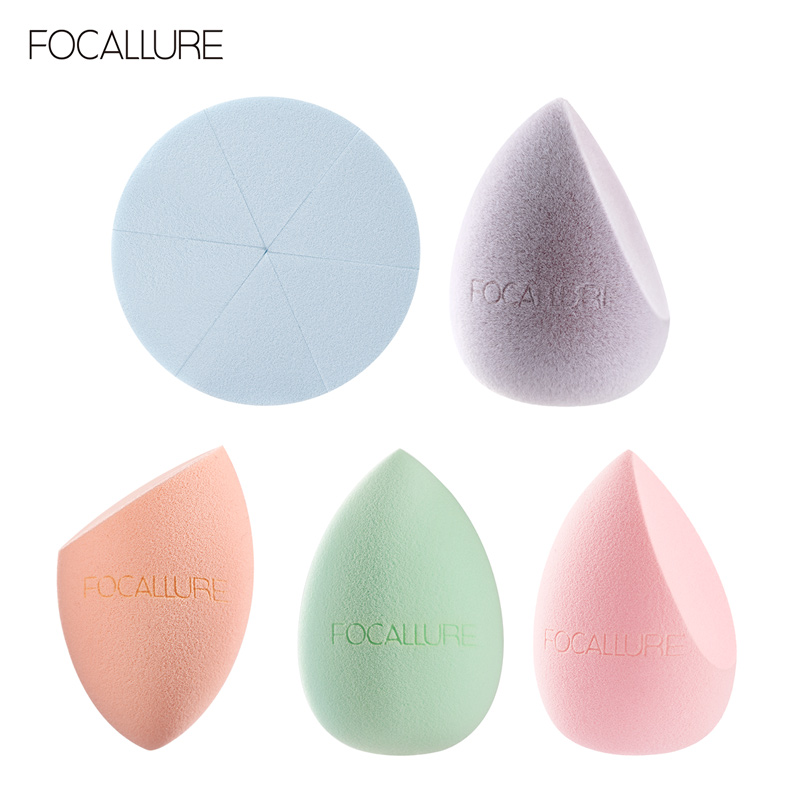 FOCALLURE PHIÊN BẢN NÂNG CẤP BEAUTY BLENDER Miếng bọt biển trang điểm đa chức năng không có mủ Dụng cụ trang điểm