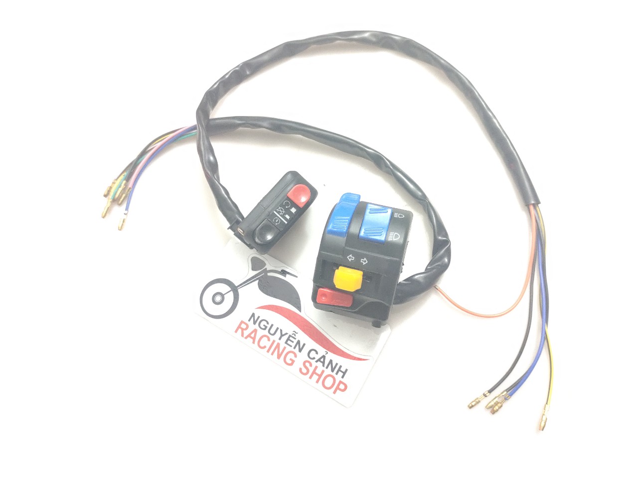 Cặp cùm fz gắn wave sirius xe cafe cả trái và phải