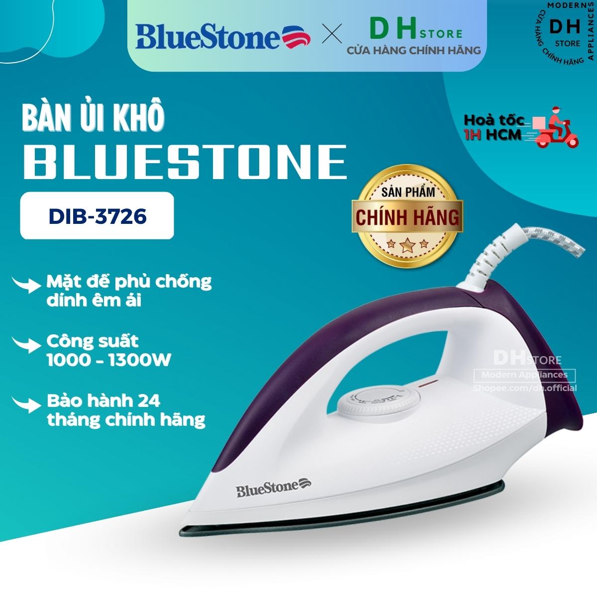 Bàn ủi khô BlueStone DIB-3726 mặt đế chống dính cao cấp