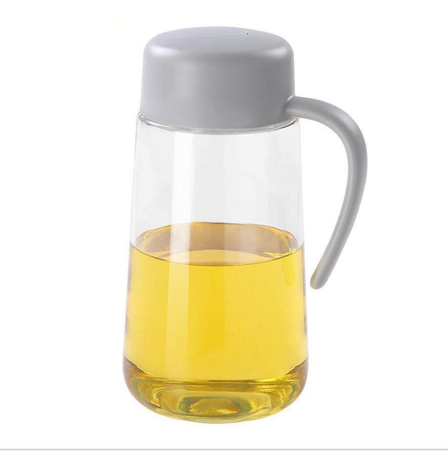 Bình thủy tinh cao cấp ecoco 1810, bình đựng dầu ăn, nước mắm, xì dầu, gia vị tự động mở nắp khi rót 1000ml