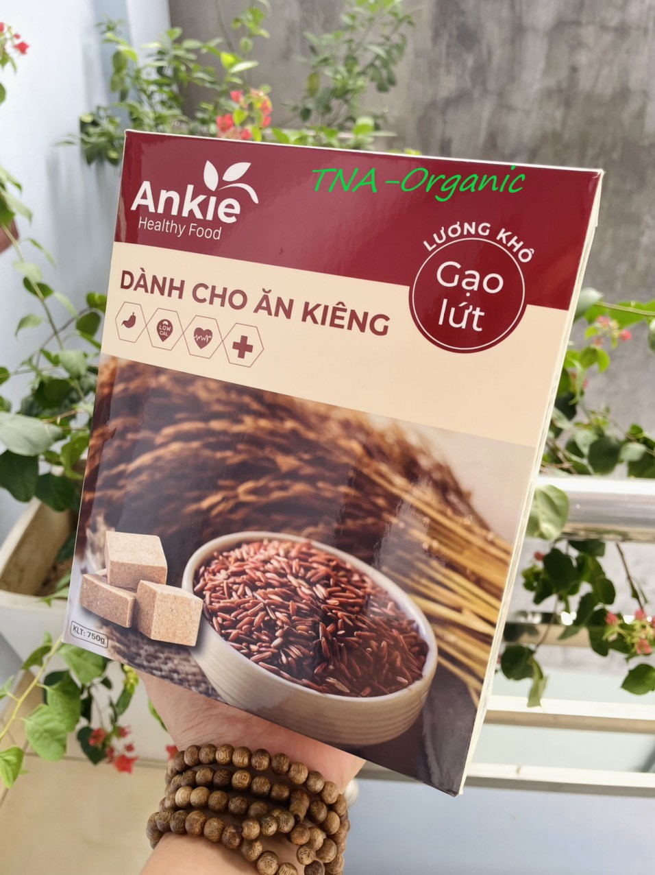 Hộp 750g- lương khô ăn kiêng vị gạo lứt - ankie