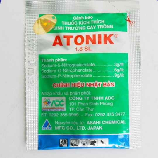 Phân Bón Lá ATONIK gói 10ml, Thuốc Kích Thích Tăng trưởng, atonik kích thích nảy mầm