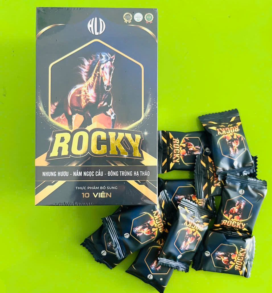 ( Có Tách Lẻ) Kẹo Rockey - Hương Cafe, Ngọt Nhẹ Chính Hãng Hộp 10 Viên