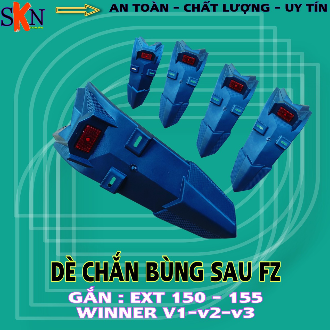 Dè sau fz gắn xe exciter 150 - winner chống cạ bánh