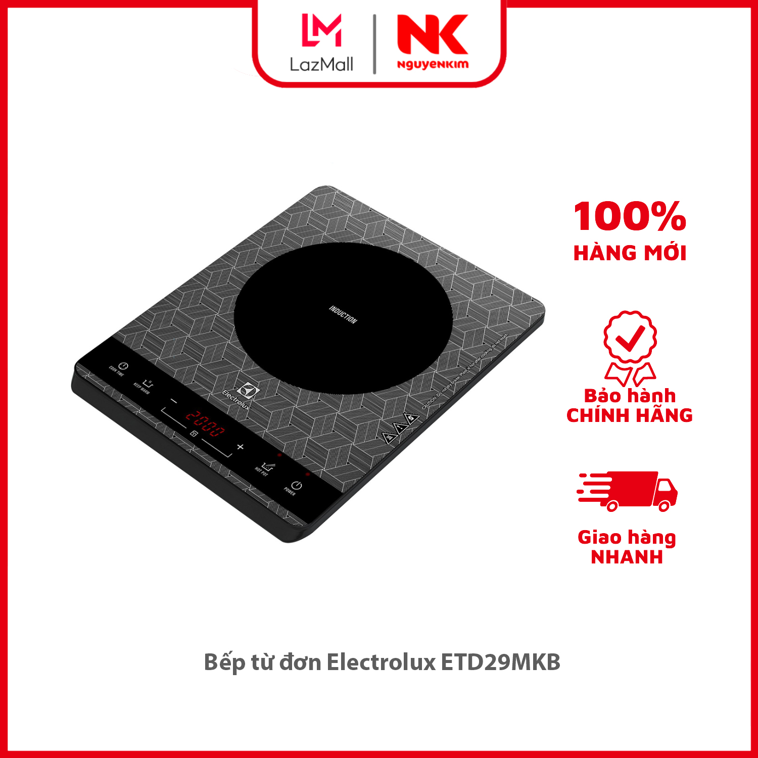 Bếp từ đơn electrolux etd29mkb