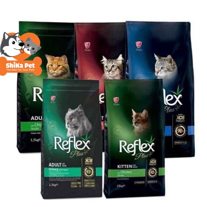 Thức ăn hạt cao cấp cho mèo con&mèo lớn reflex plus gói 1.5kg
