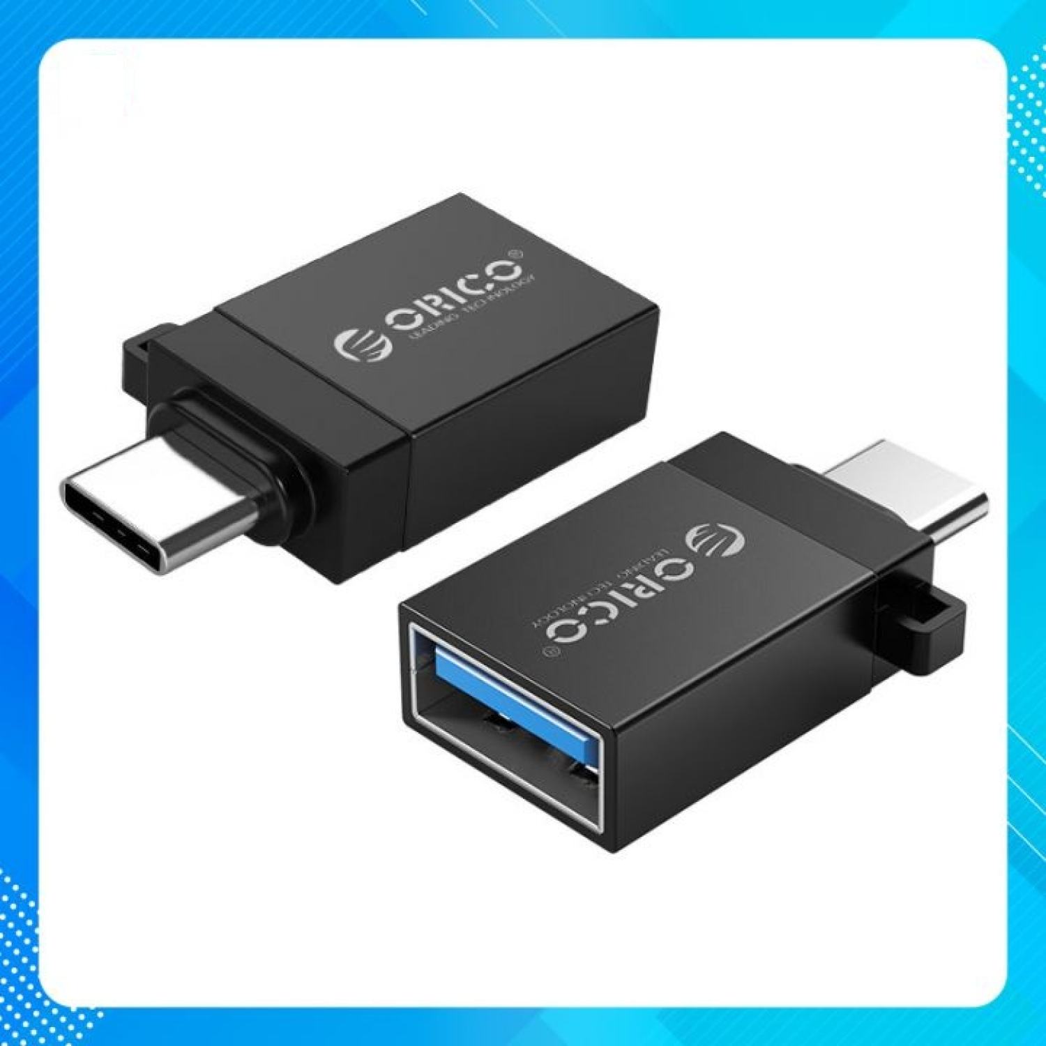 Đầu chuyển đổi type c sang usb 3.0 orico - ut01 | hỗ trợ otg - vỏ nhôm có móc khóa - type c to usb3.0 adapter