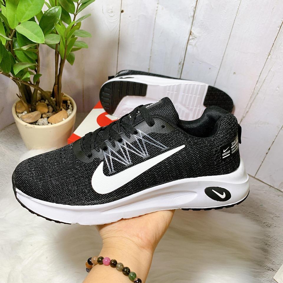 [HCM]Giày Nam Đen Thể Thao Thời Trang Cực Kỳ Thoáng Khí - Giày Sneaker Đen Phối Trắng Cực Độc [ Tặng Box ]