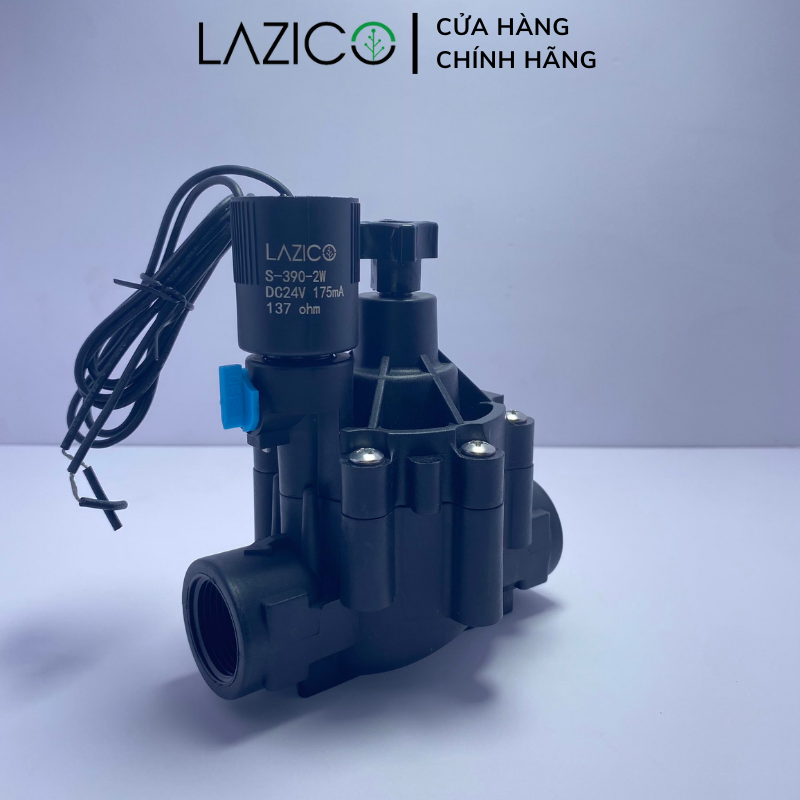 Van điện từ phi 27 24vdc, van điện từ ngoài trời phi 27 lazico vt27