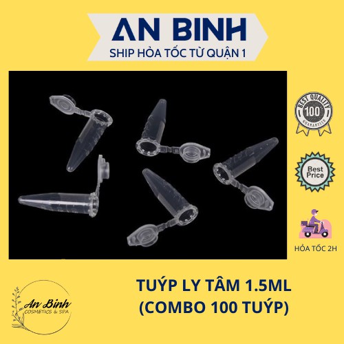 (Q1-HCM) Tuýp ly tâm nhỏ 1.5ML (combo 100 tuýp) - Biologix tiệt trùng từng cái