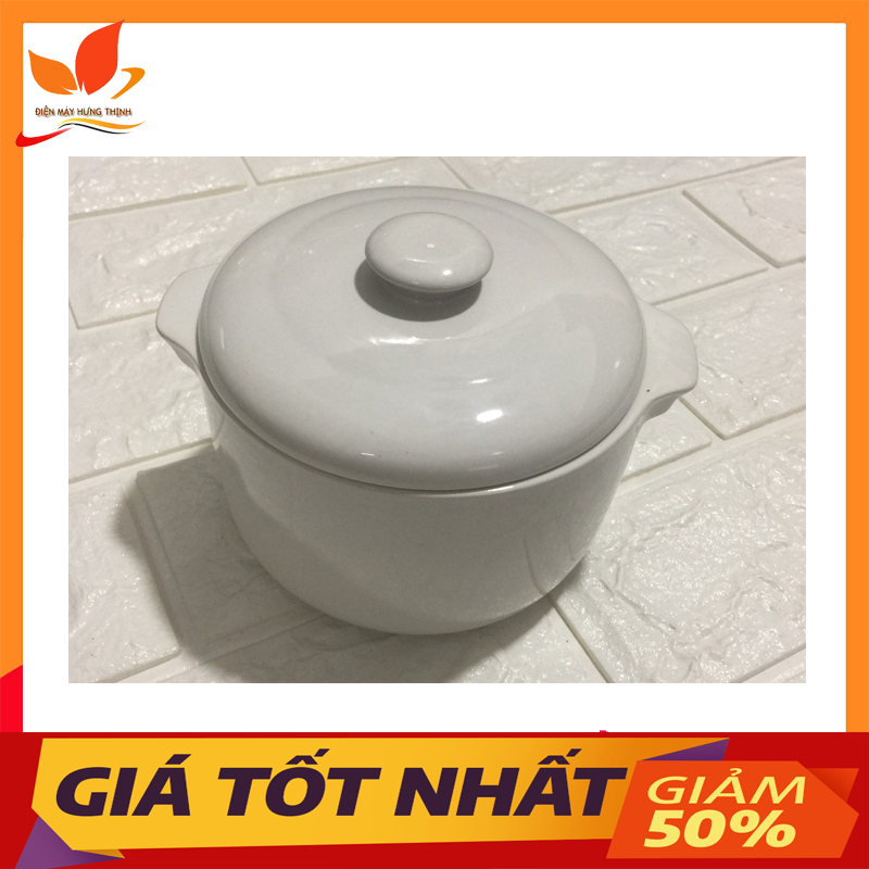 Combo nồi và nắp gốm của nồi chưng yên Homepro HP - 7M ( linh kiện )