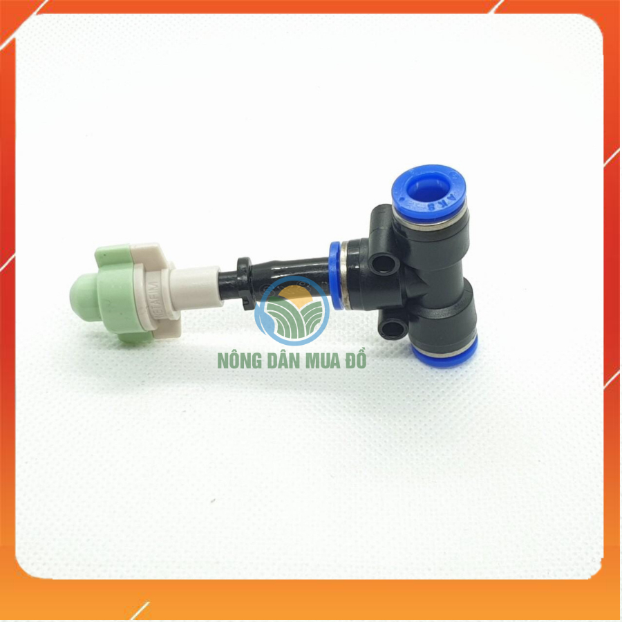 Béc Phun Sương 1 Hướng ISRAEL Gắn Kèm Chân T 8MM- COMBO 10