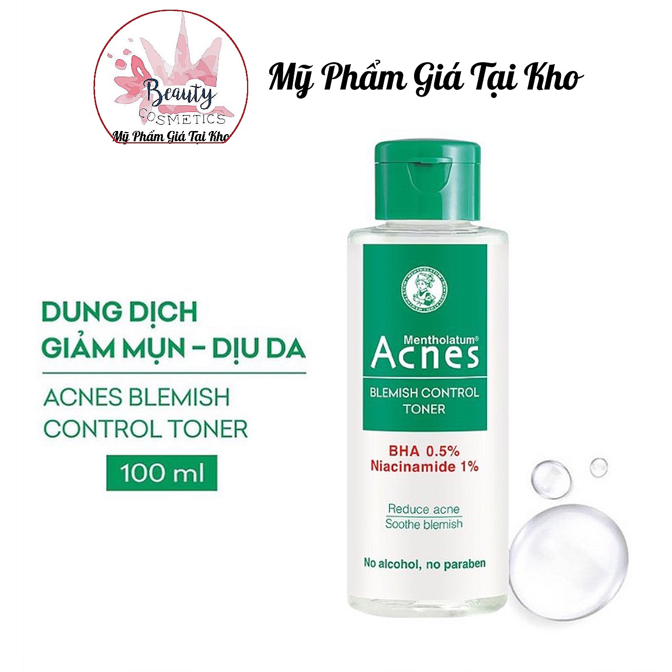 Dung dịch làm sạch- giảm mụn - dịu da Acnes Blemish Control Toner