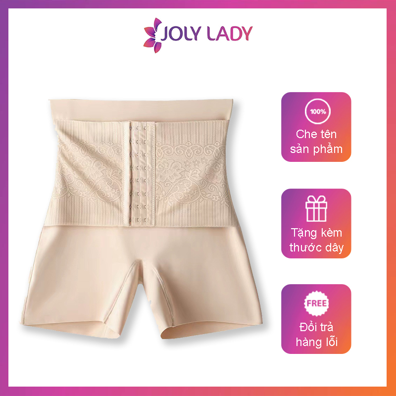 Quần gen bụng đúc su lụa định hình vùng bụng dưới ôm sát tàng hình cao cấp Joly Lady