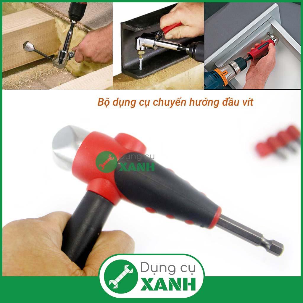 Bộ dụng cụ chuyển hướng mũi vít mũi khoan thay nhanh với tay ghì 105°