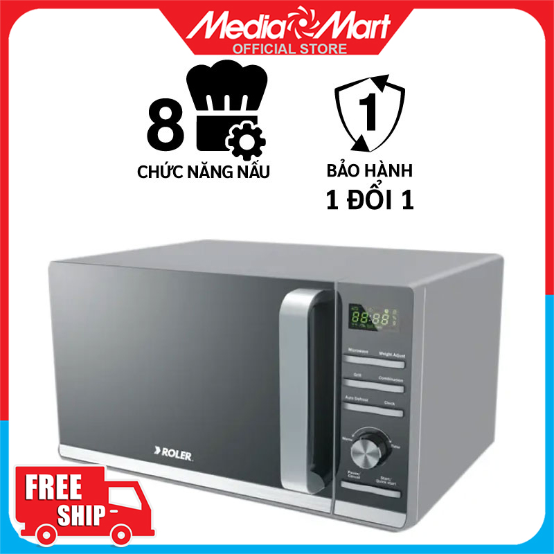 Lò vi sóng điện tử có nướng 23l roler rm-3225a
