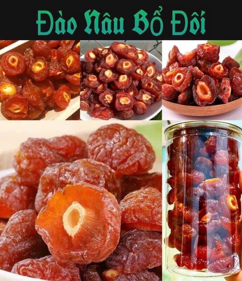 500g đào bổ đôi