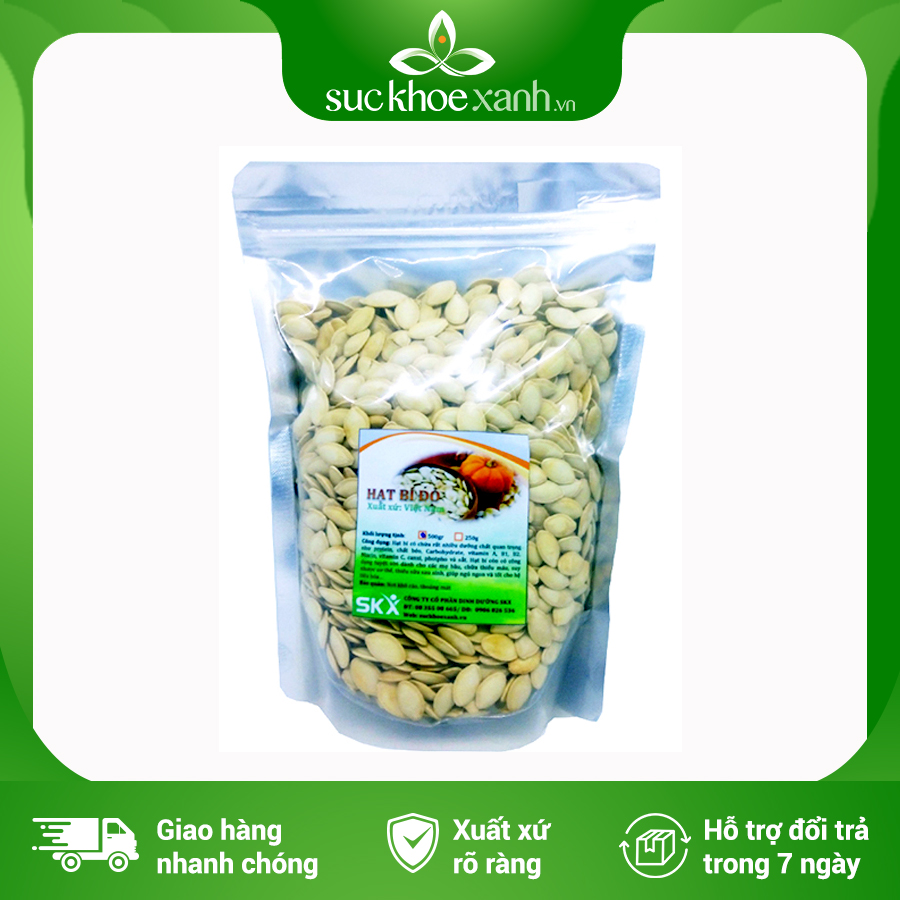 Hạt bí Duy Ký 500g, không chứa chất bảo quản