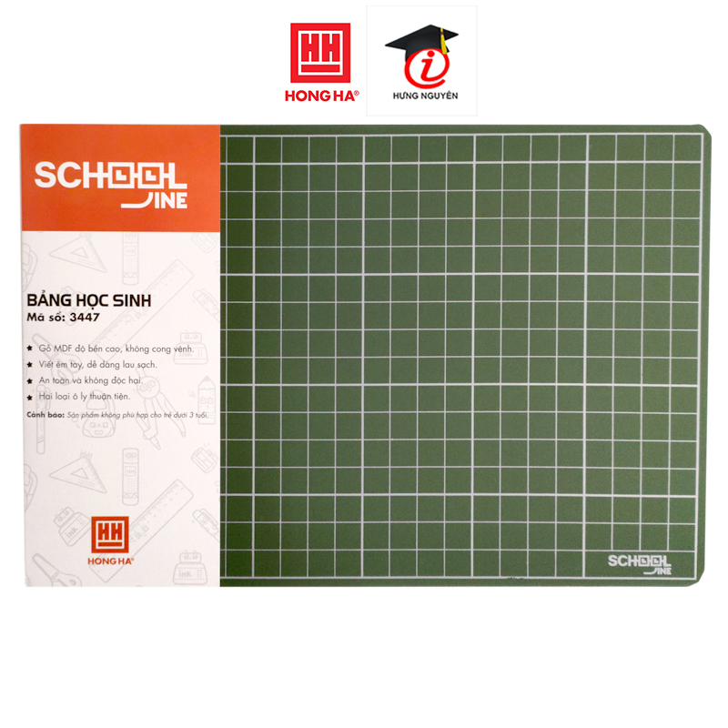 Bảng gỗ học sinh 4 ly hồng hà 3447