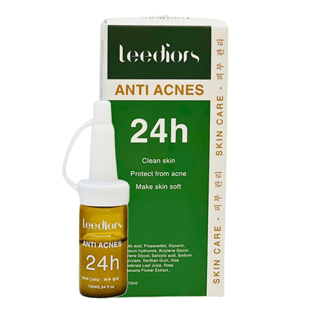 Serum hỗ trợ điều trị mụn Leediors Anti Acnes 24H 10ml mỹ phẩm sạch chiết