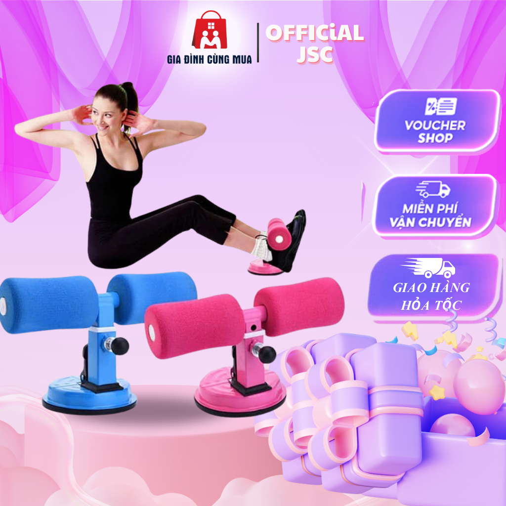 Dụng cụ tập cơ bụng có đế hút chân không đa năng tại nhà chư t hiệu quả cao có đế hút chân không siêu chắc và bền