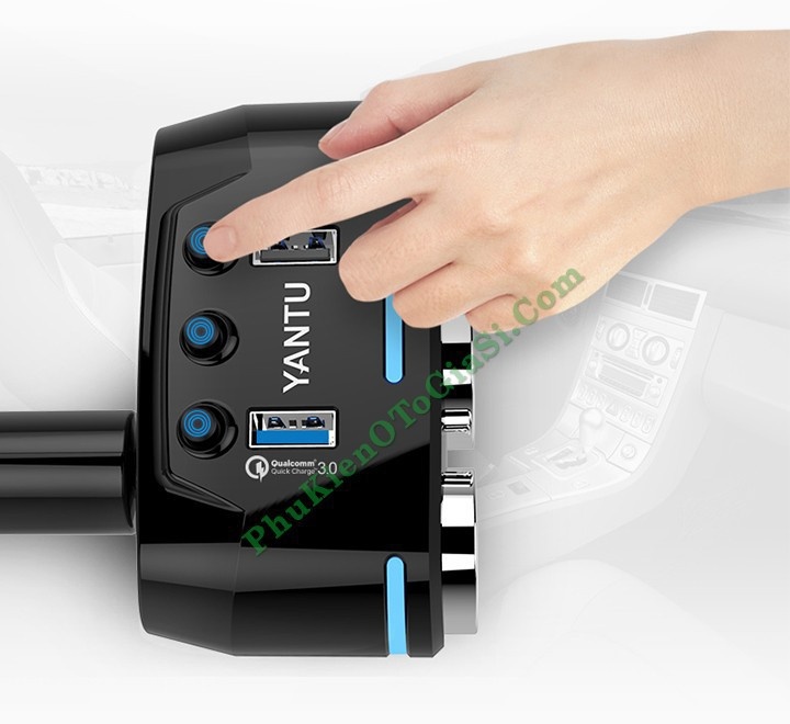 Bộ sạc cao cấp Yantu hỗ trợ sạc nhanh Quick 3.0