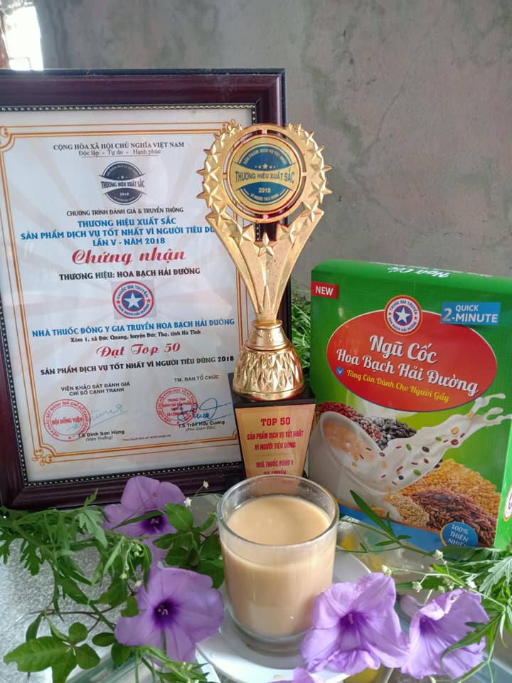 Combo 2 Hộp Bột Ngũ Cốc Tăng Cân Hoa Bạch Hải Đường