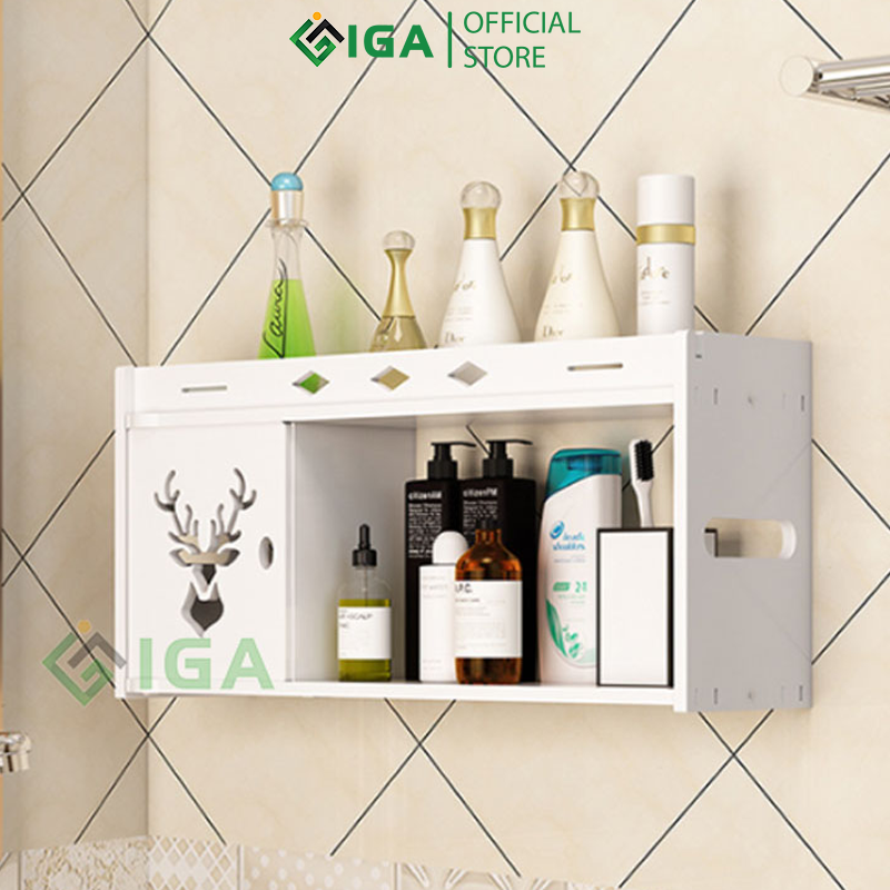 Tủ Kệ Nhà Tắm Treo Tường Sắp Xếp Phòng Tắm Gọn Gàng  IGA - IG393