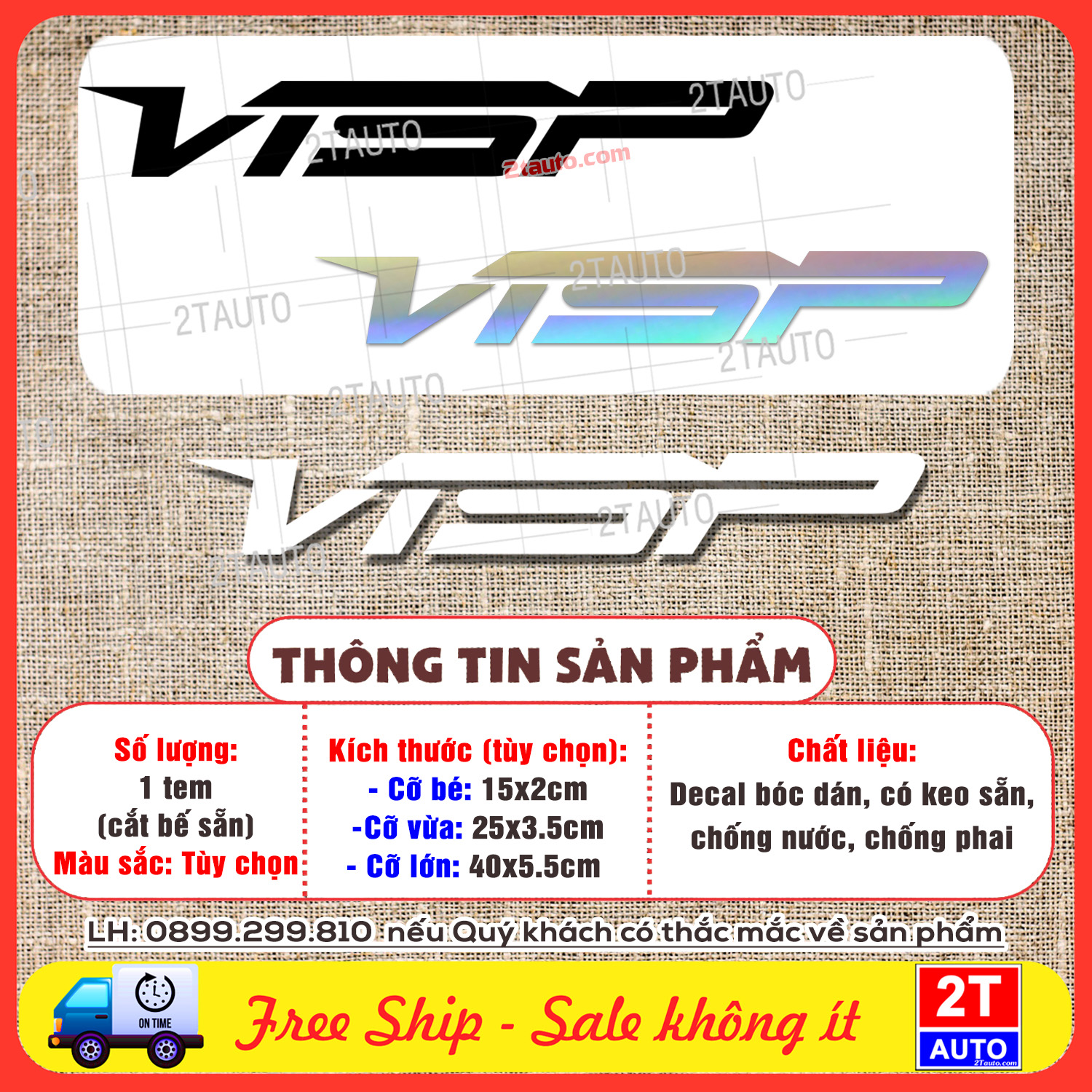 Logo Tem Decal VISP, Tem Chữ F10, F12 F13 F15 GRAY, Tem Chữ VISP Dán Xe Đạp Fixed Gear Gray, Chống Nước, Có Keo Dán Sẵn