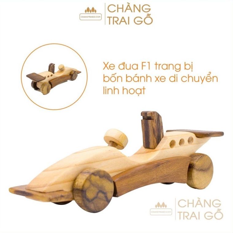 Xe đua f1 - đồ chơi gỗ chàng trai gỗ