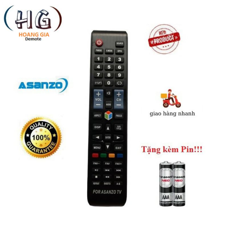 Điều khiển tivi Asanzo Smart TIVI- Hàng tốt 100%