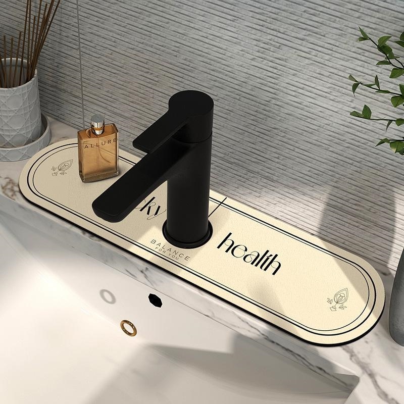 The tap water soft mat mat bathroom sink quick