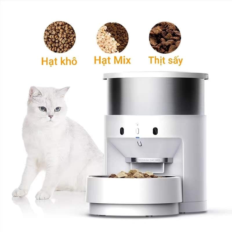 -CÓ SẴN-{Hàng Chính Hãng} Máy cho ăn tự động Petkit Version 3