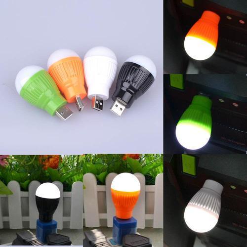 Bóng đèn 5w tròn cổng usb led nhỏ không dây