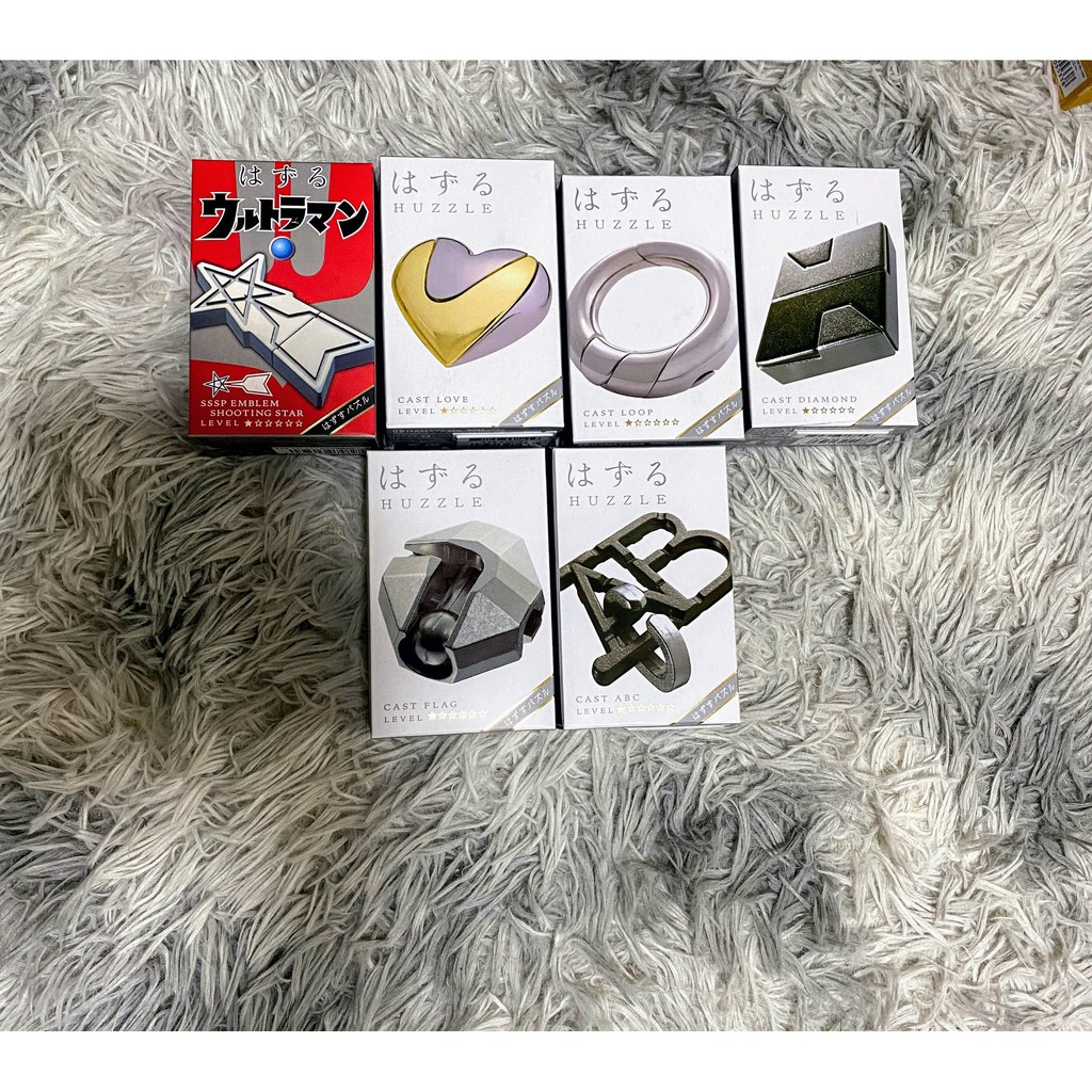 [CÓ SẴN] LEVEL 1 -Đồ chơi giải đố Huzzle sắt Nhật Hanayama