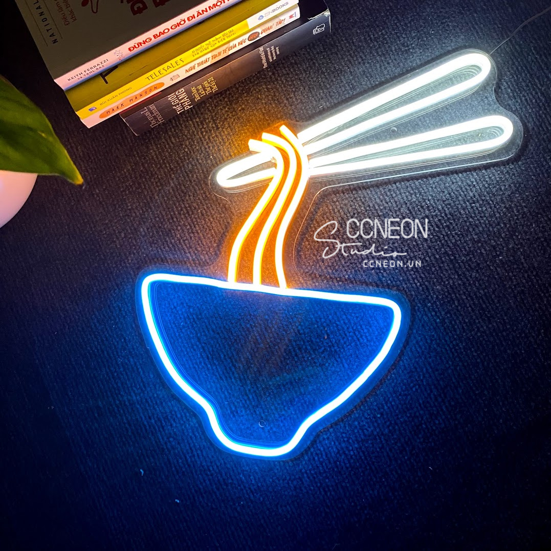 Đèn trang trí phòng led neon sign hình ngọn núi