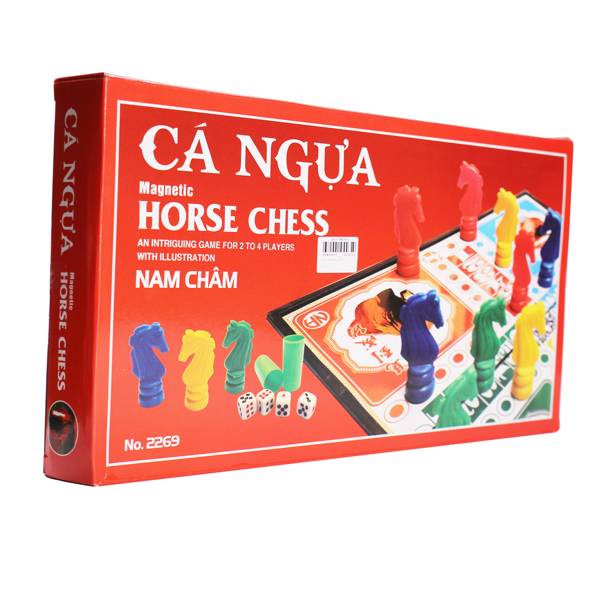 Bộ cờ cá ngựa nam châm size nhỡ kt:28x28