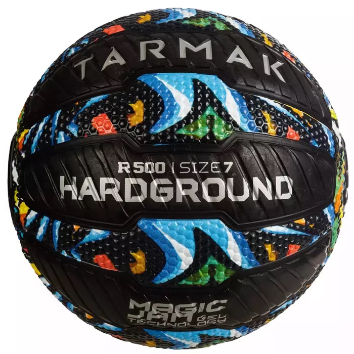 Banh bóng rổ tarmak bản outdoor size 7 - tặng túi lưới + kim bơm