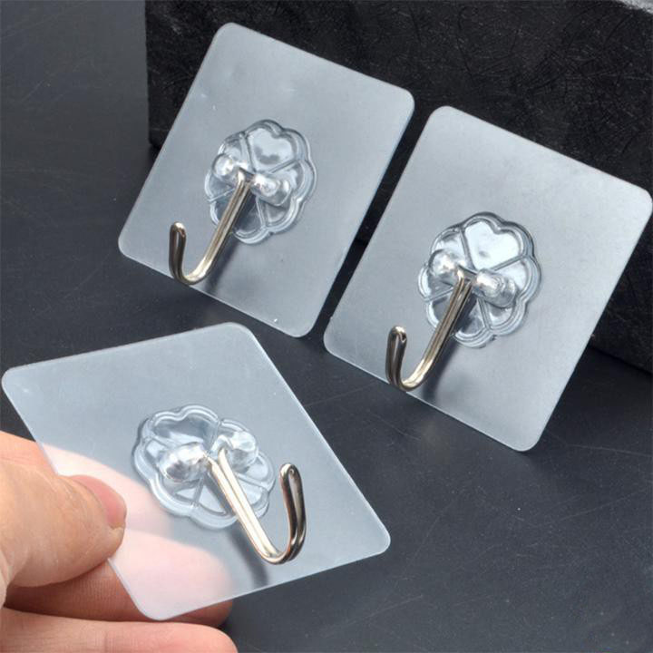 Móc treo dán tường trong suốt chịu lực siêu chắc