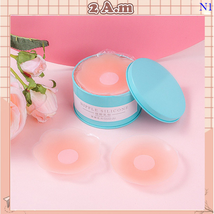 Miếng dán ngực silicon cao cấp siêu mỏng bám dính cực tốt 2am
