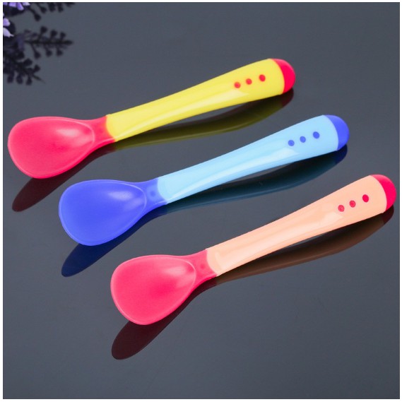 Combo 3 Thìa báo nóng nhỏ xinh cho bé yêu