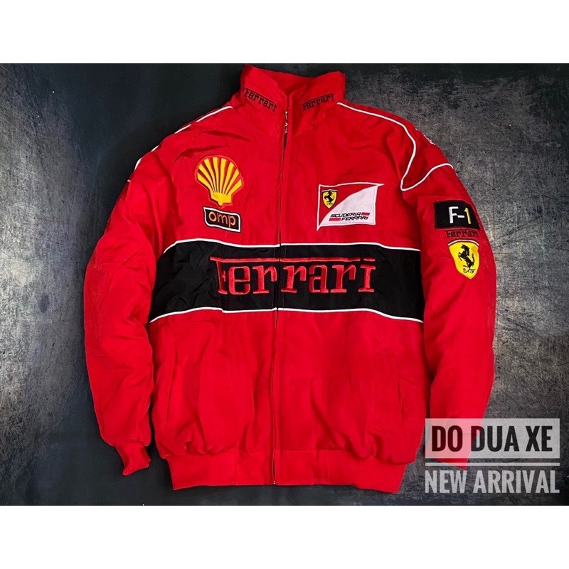 Áo khoác áo gió đua xe Ferrari